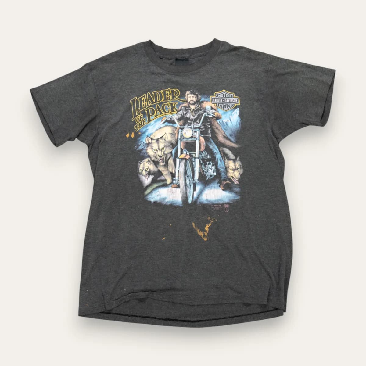 1988 3D Emblem Leader Of The Pack Harley Davidson - L