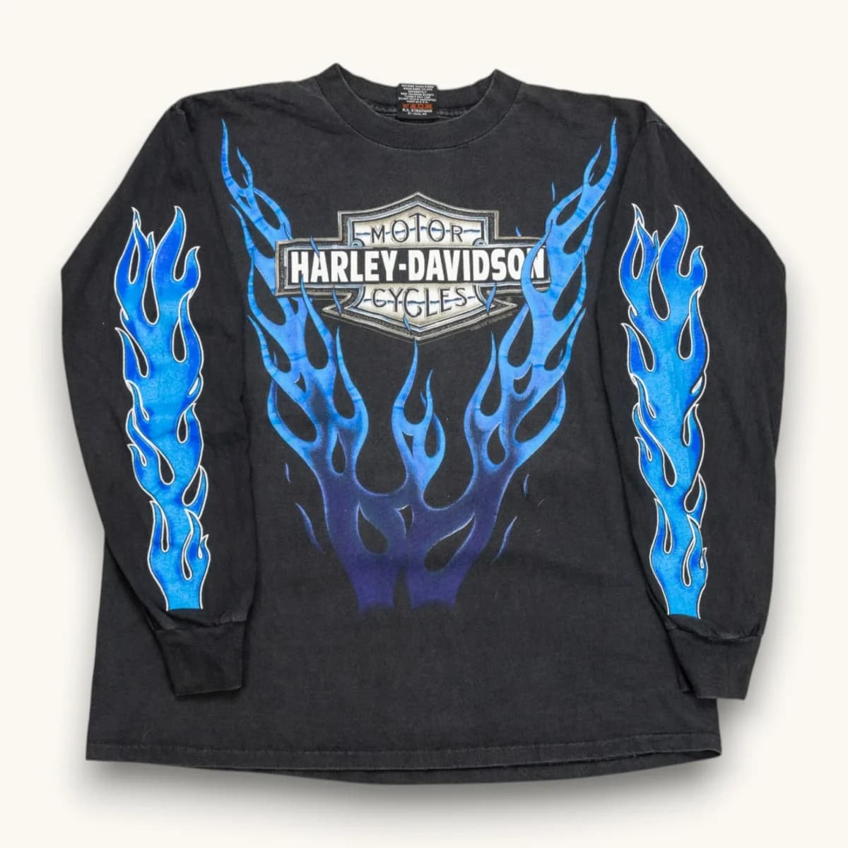 1993 Rising Twin Flame Harley Davidson alternate view