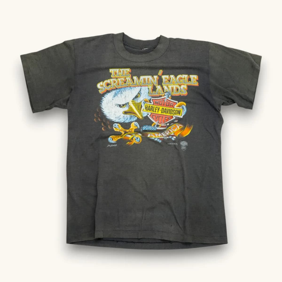 80s The Screaming Eagle Lands Harley Davidson alternate view