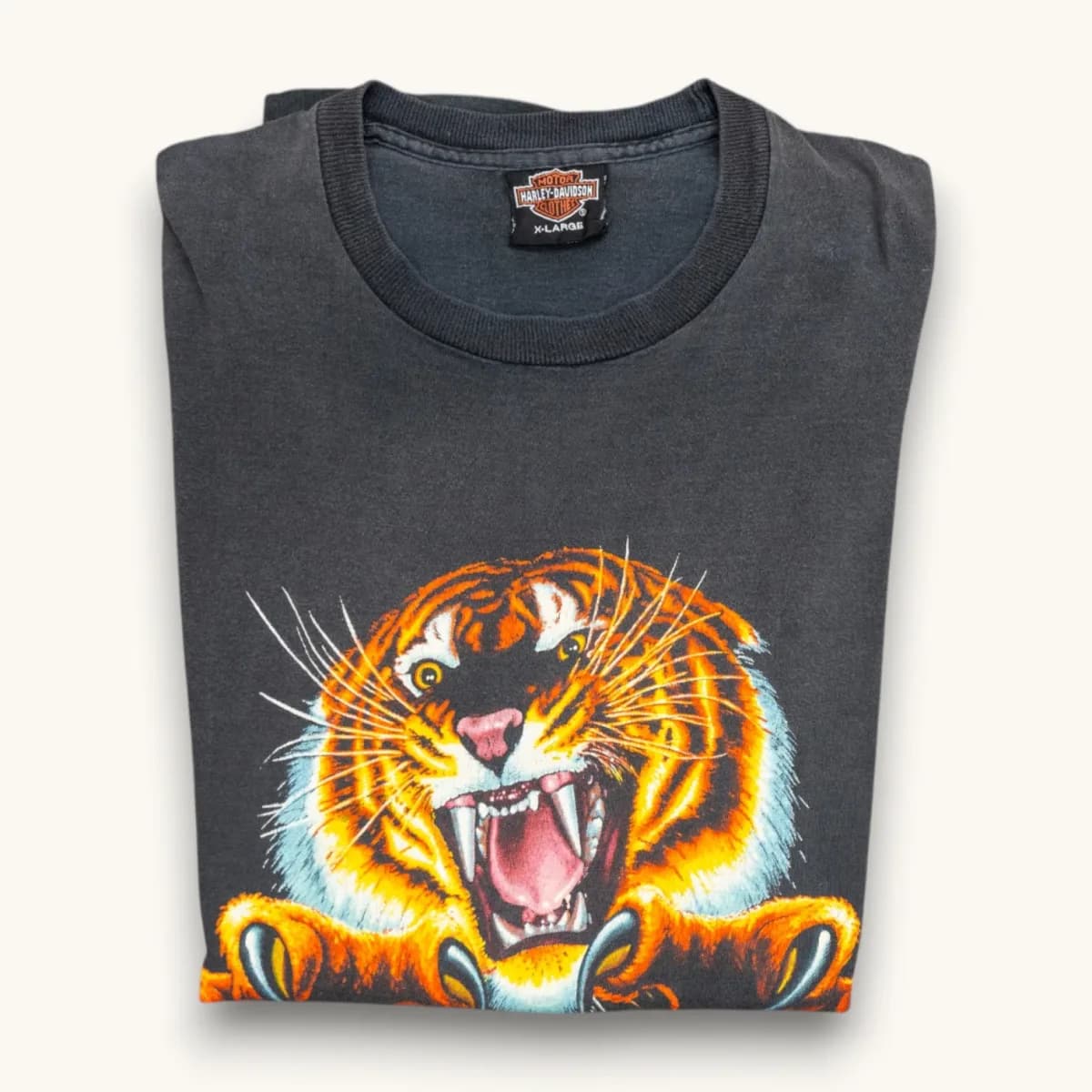 1989 Tiger Claws Emblem Harley Davidson