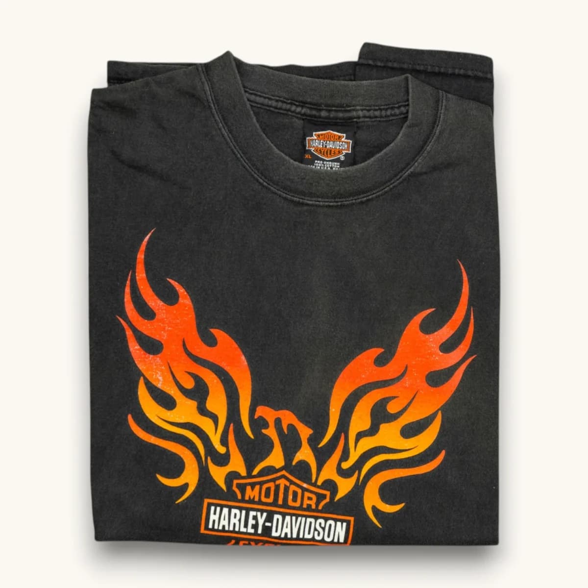 2001 Flamed Eagle Silhouette Harley Davidson