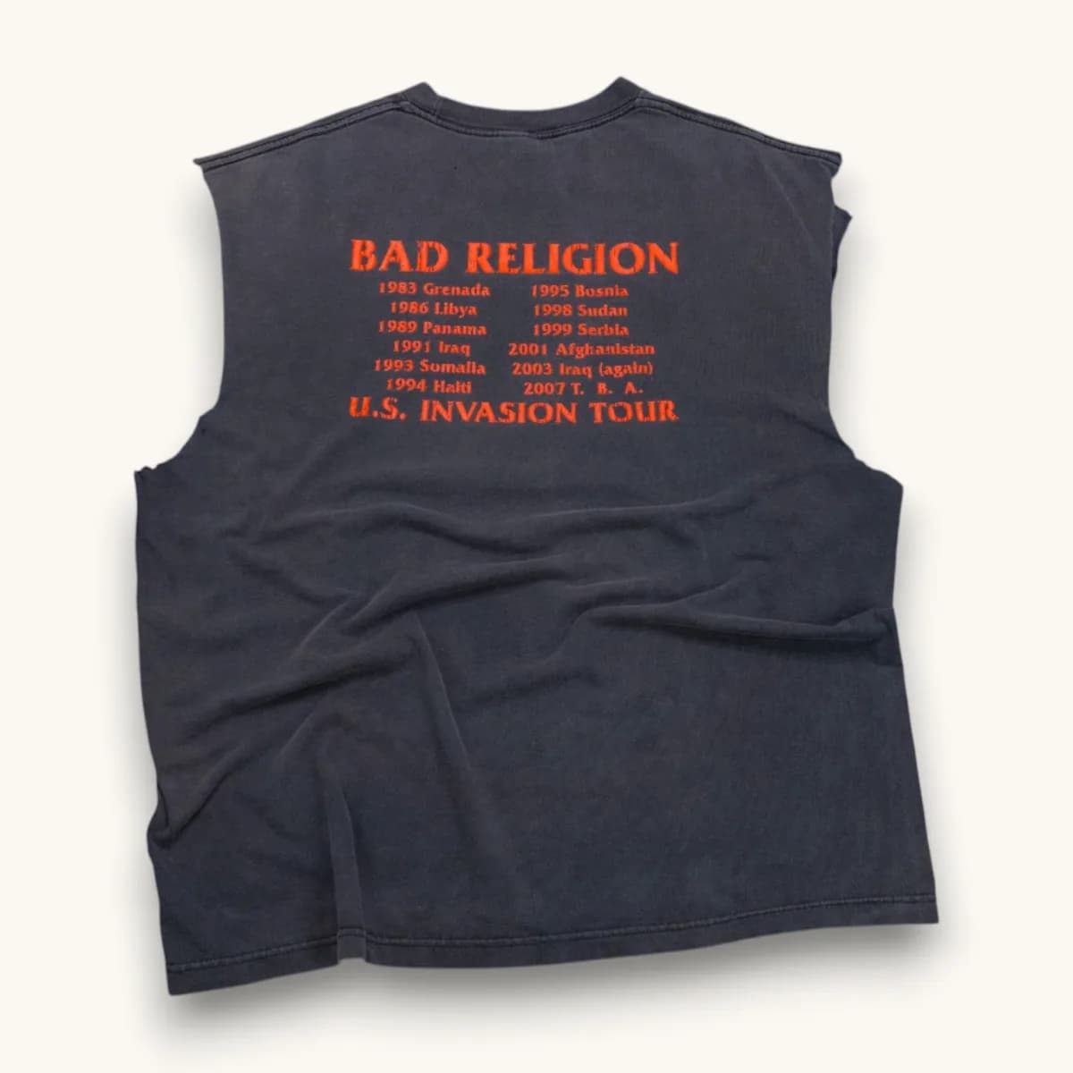 Bad Religion US Invasion Tour Sleeveless alternate view