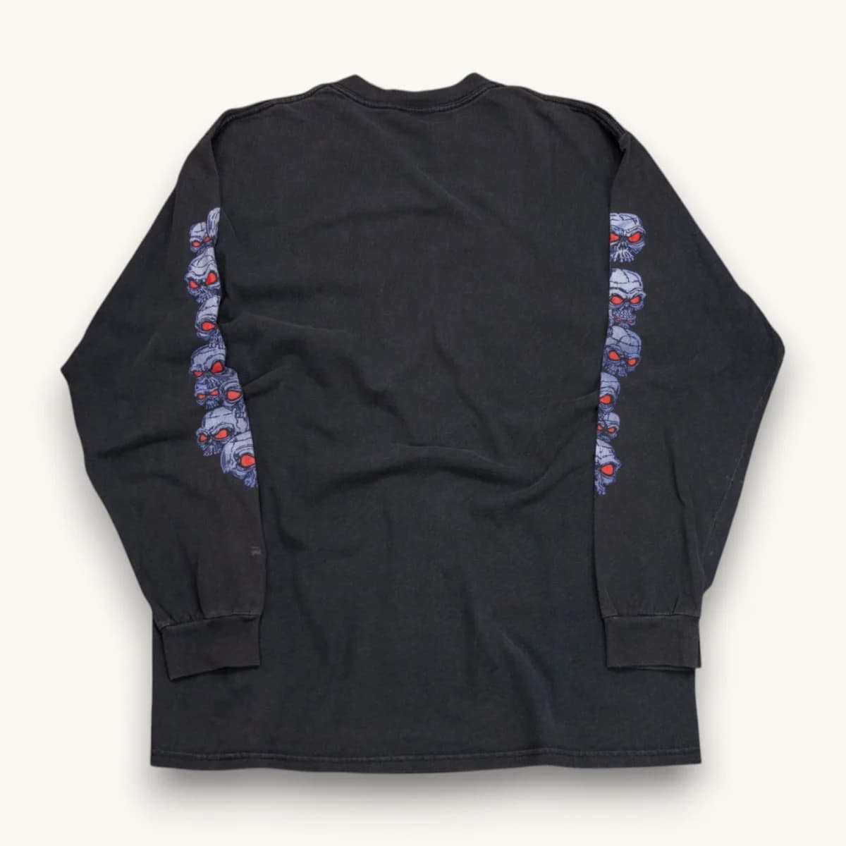 90s Pantera Tatoo Blue Panter Skull Sleeves LS alternate view