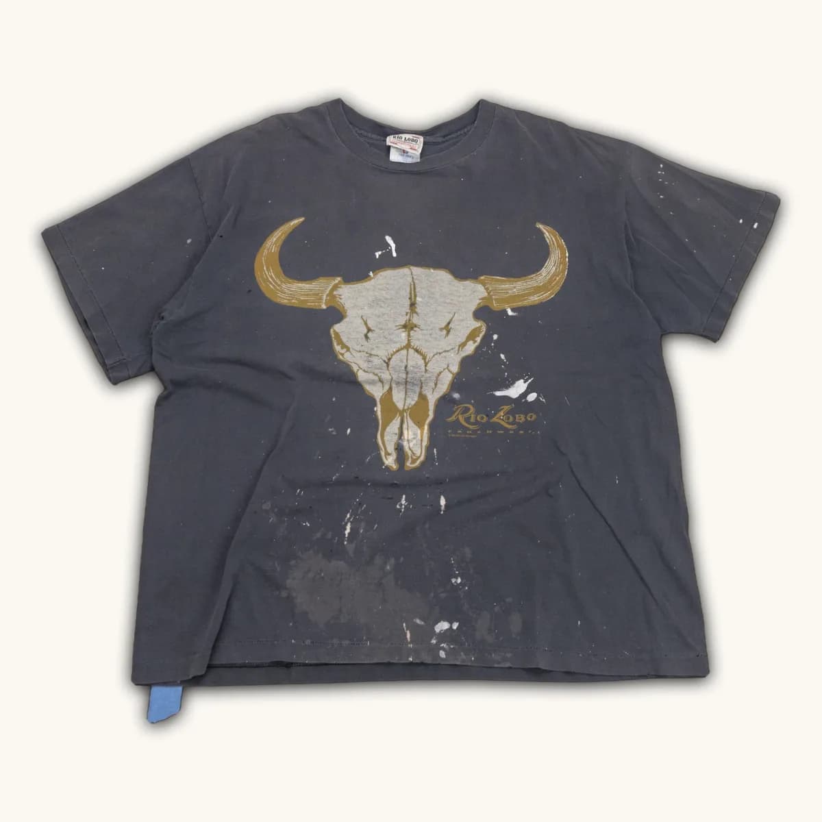 90s Rio Lobo Bull Skull