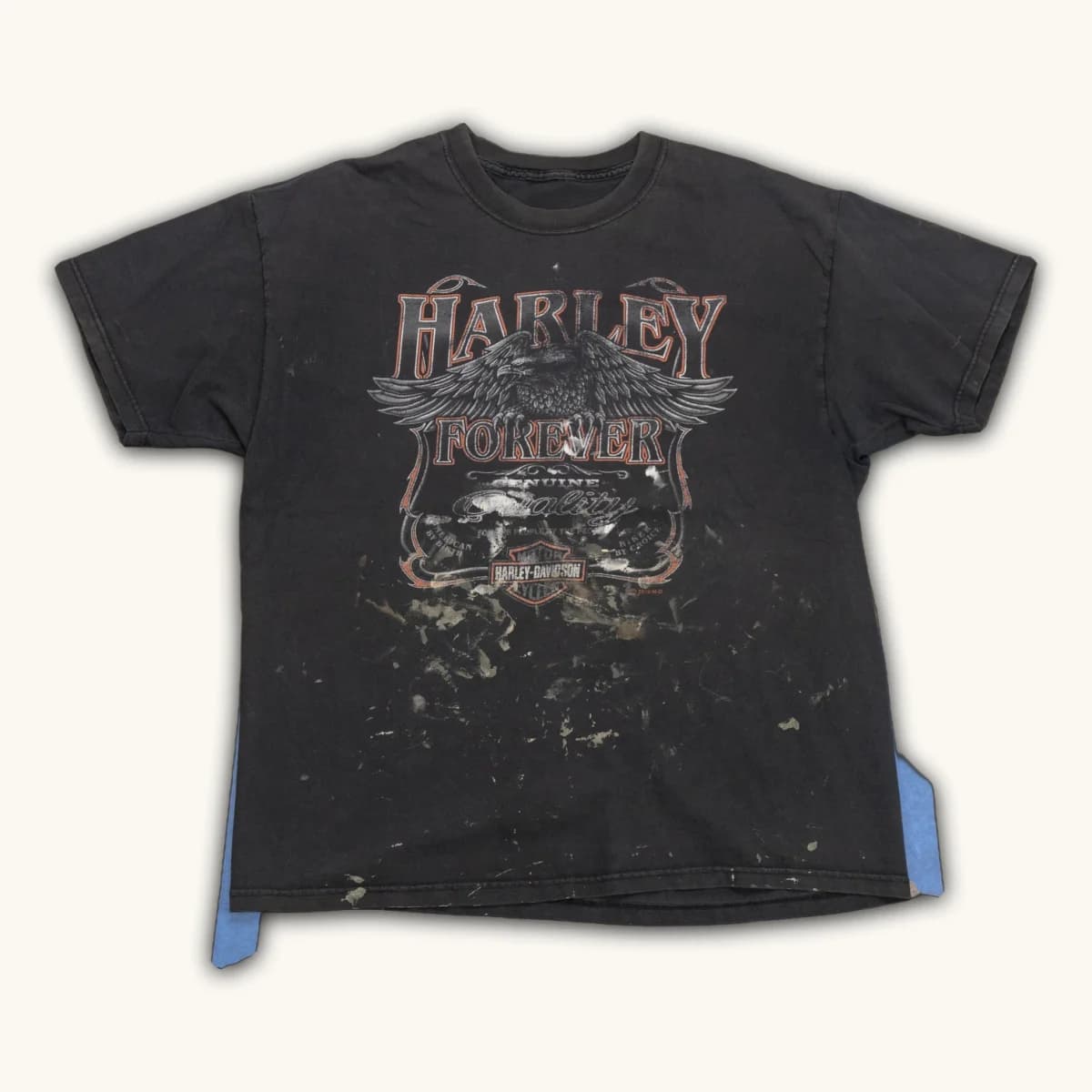 Splatter Eagle Emblem Harley Davidson