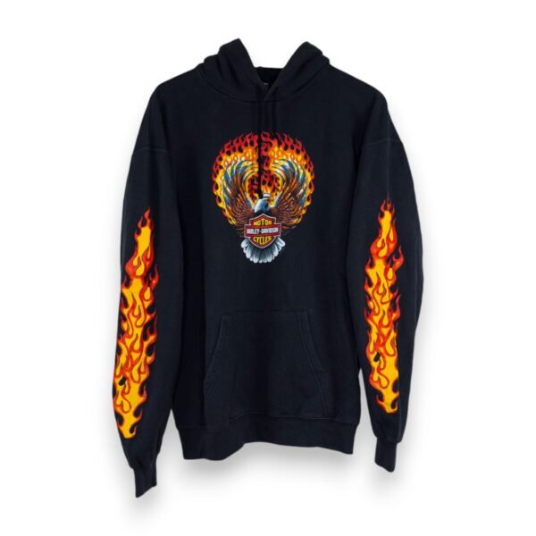 HD 1995 Phoenix Flames Hoodie - L