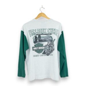 HD 90s Two Tone Henley SS - L