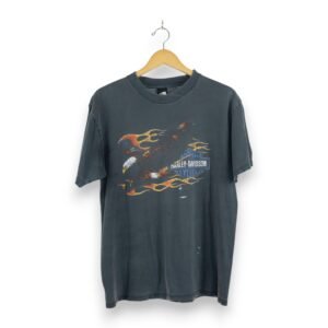 HD Faded Flaming Eagle - L