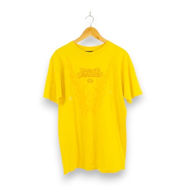 HD Yellow Rising Flame Shirt - L