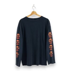 Flame Skull Black LS - L