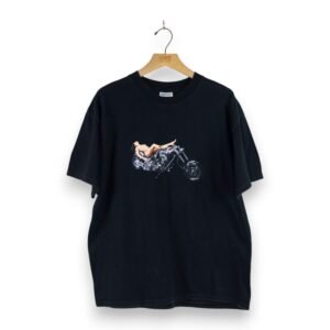 Nude Pin Up Girl On Bike - L