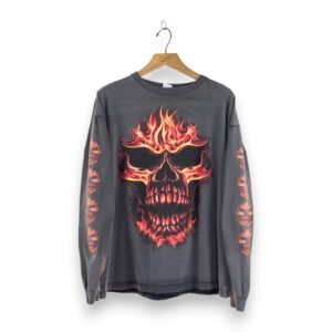 Flaming Skull Fader LS - L