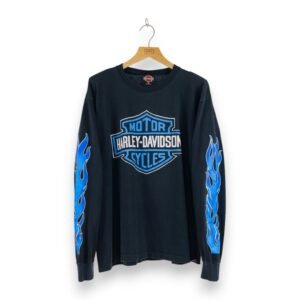 HD Blue Big Shield Flame Hits LS - XL