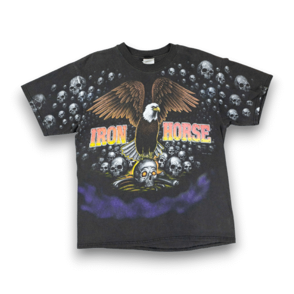 Iron Horse Saloon Skull Eagles AOP