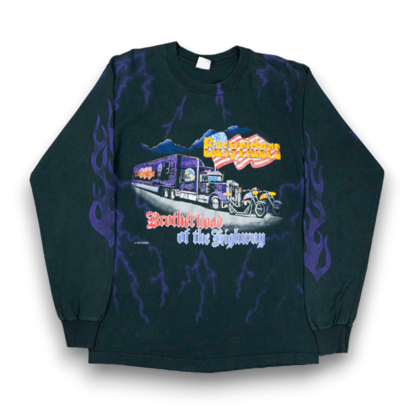 Easy Riders Thunder AOP Brotherhood Of The Highway Flame LS