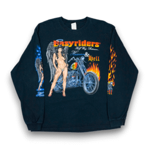 Easyriders Heaven And Hell Naked Angel AOP Flames LS Backhit