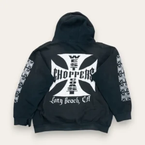 Smoked Out/Distressed West Coast Choppers Hoodie XL