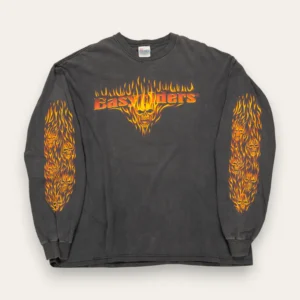 2000s Easy Riders Flaming Skulls LS - XXL