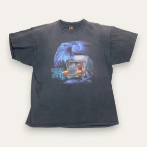 1992 3D Emblem Born To Be Free Truckers Only  - XL
