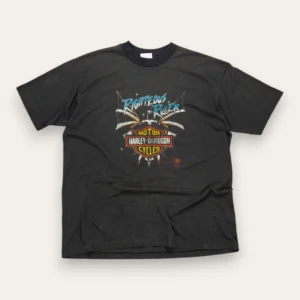 1989 Rightous Ruller Bat Bones Harley Davidson - XL